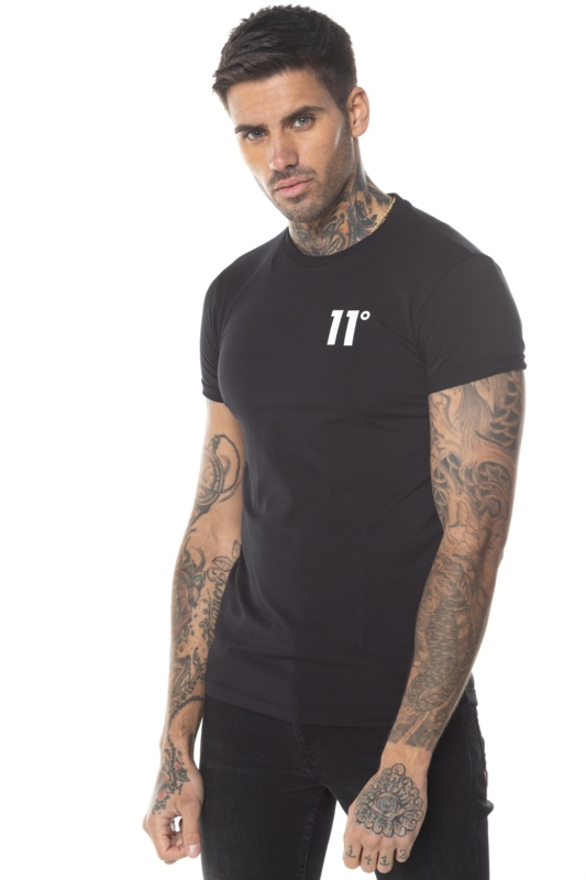 Camiseta 11º Core Muscle Fit color negro