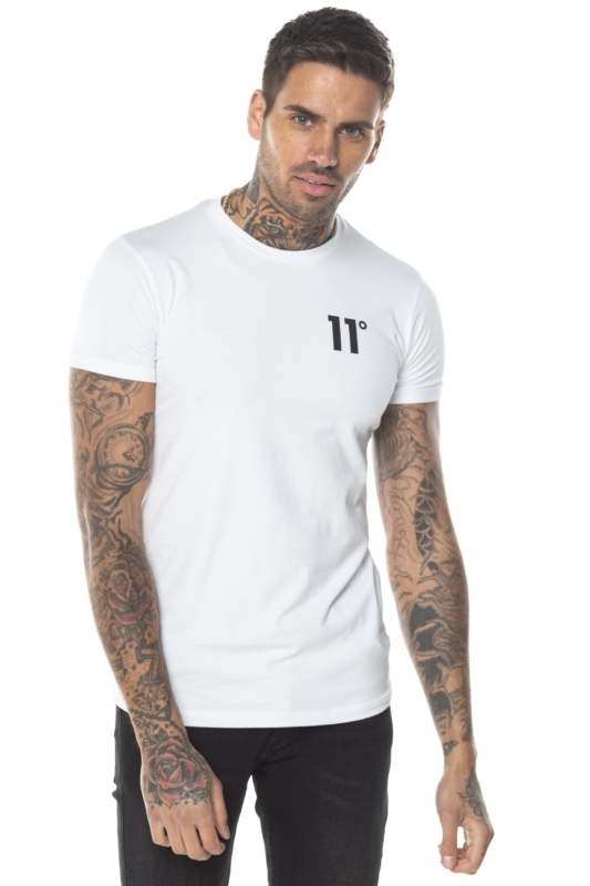Camiseta 11º Core Muscle Fit color blanco
