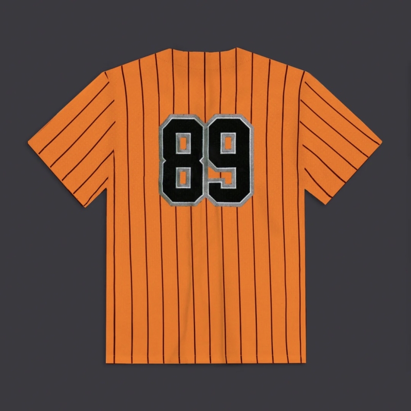 DOLLY NOIR Camiseta beisbolera color naranja